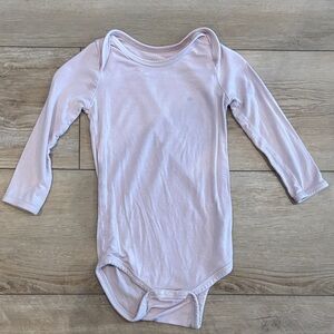 Pink Long Sleeve Baby Onesie